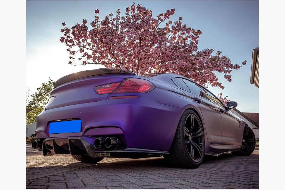 BMW serija 6 F12/F13/F06 2011–2018 Difuzor zadnjega odbijača FRP V2 (za M6) Fotografija 7