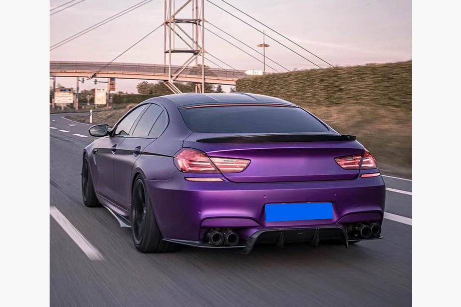 BMW serija 6 F12/F13/F06 2011–2018 Difuzor zadnjega odbijača FRP V2 (za M6) Fotografija 9