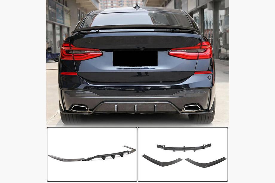 BMW serija 6 G32 2017– Difuzor zadnjega odbijača V2 (za M-Sport 2017-2020, karbon) Image
