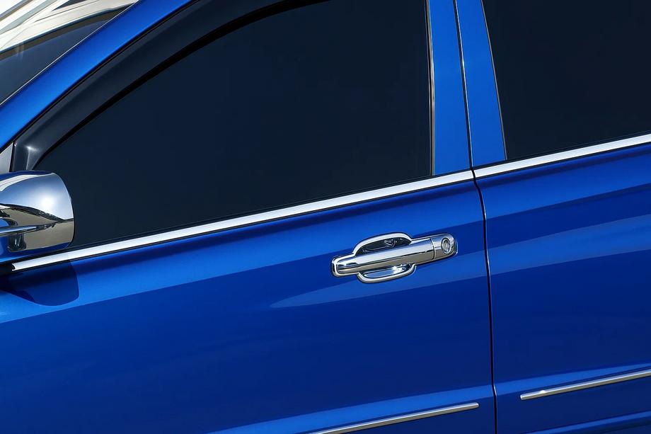SsangYong Action 2005–2018 Letvice za stranska okna (4 kos, nerjaveče jeklo) Image