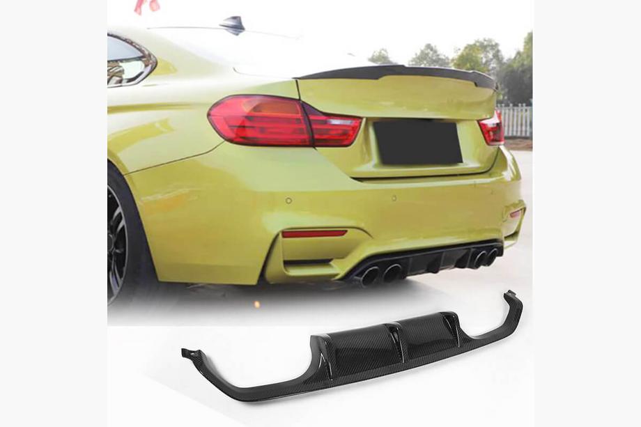 BMW serija 3 F30/F31 2012–2019 Difuzor zadnjega odbijača FRP V15 (za F80) Image
