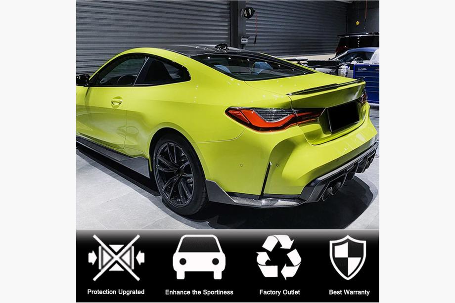 BMW serija 4 G22/23/26 2020– Difuzor zadnjega odbijača V3 (za G82/G83, karbon) Fotografija 2