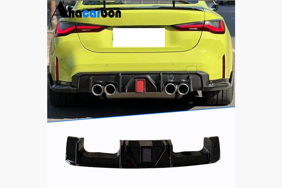 BMW serija 4 G22/23/26 2020– Difuzor zadnjega odbijača ABS V4 (za G82/G83) Image