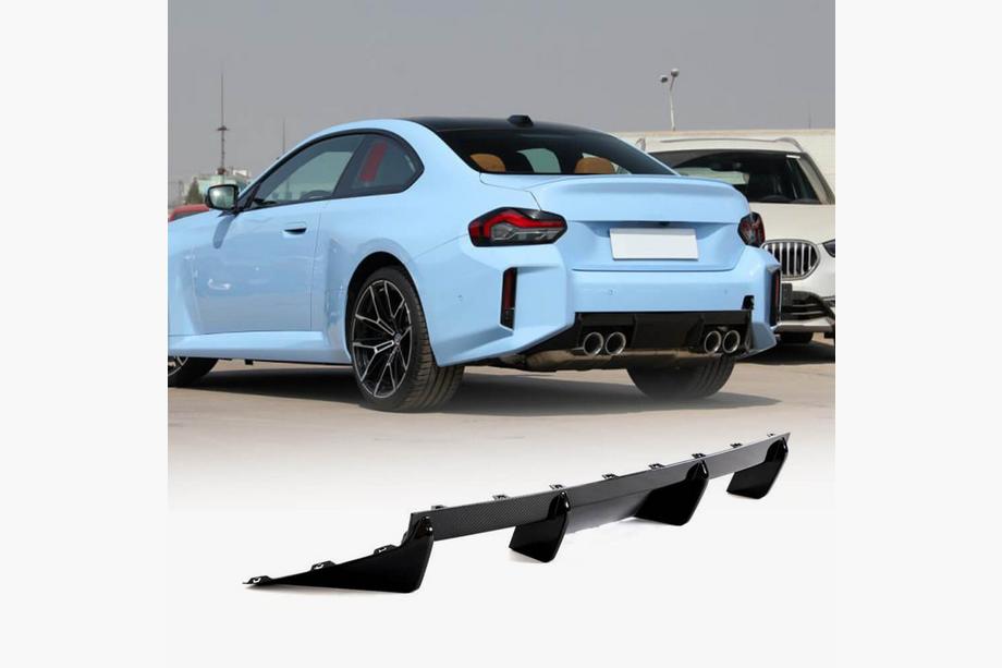 BMW serija 2 G42 2021– Difuzor zadnjega odbijača suhi karbon V5 (G87) Image