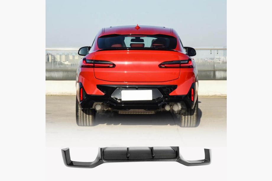BMW X4 G02 2018– Difuzor zadnjega odbijača (za F98 2022-2025, karbon) Image