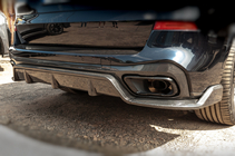 BMW X5 G05 2019–2026 Difuzor zadnjega odbijača V2 (2018-2022, pravi karbon) fotografija 1