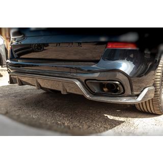 Difuzor zadnjega odbijača V2 (2018-2022, pravi karbon) BMW X5 G05 2019–2026 fotografija 1