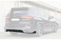 BMW X5 G05 2019–2026 Difuzor zadnjega odbijača V2 (2018-2022, črna visok sijaj) fotografija 1