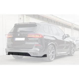 Difuzor zadnjega odbijača V2 (2018-2022, črna visok sijaj) BMW X5 G05 2019–2026 fotografija 1