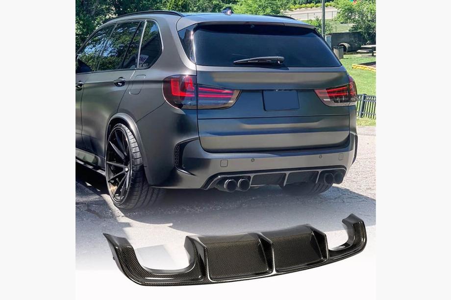 BMW X5 F15 2013–2018 Difuzor zadnjega odbijača V2 (za F85, karbon) Image