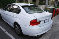 BMW serija 3 E90/E91 2005–2011 Spojler prtljažnih vrat V1 (za E90, karbon) fotografija 3