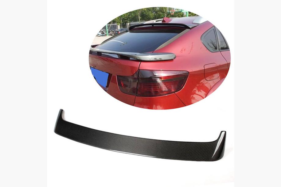 BMW X6 E71 2008–2014 Spojler zadnjega stekla (karbon) Image