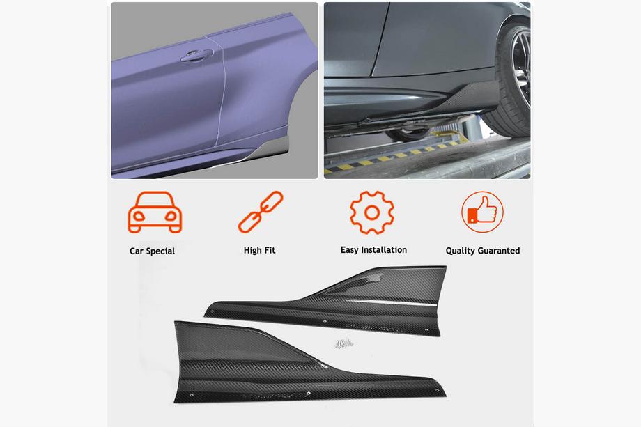 BMW serija 2 F22/F23 2014–2021 Karbon V5 bočni pragovi (za M-Competition) Fotografija 2