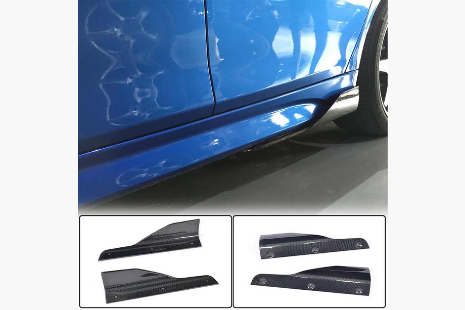 BMW serija 3 F30/F31 2012–2019 Podaljški pragov V2 (za M-Sport pragove, karbon) Image