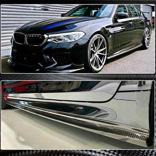 Razširitve stranskih pragov V2 (za M-Sport/M5, karbon) BMW serija 5 G30/G31 2017–2023 fotografija 4
