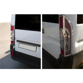 Pokrovi zadnjih luči z ukrivljenostjo (2 kosa, plastika) Peugeot Boxer 2006–2025 fotografija 1