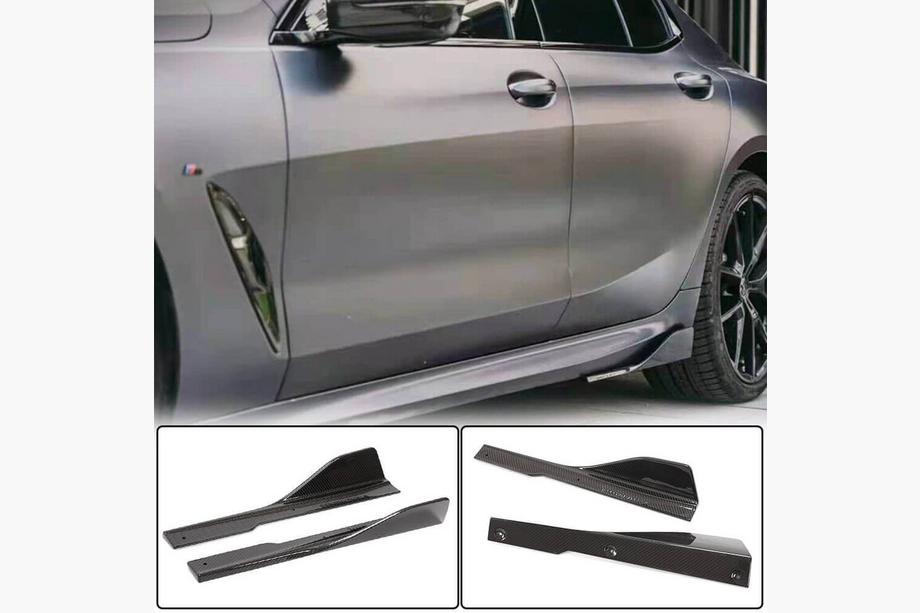 BMW serija 8 G14/G15/G16 2018– Obloge pragov V2 (za G16 M-Sport/F93 M8, karbon) Image