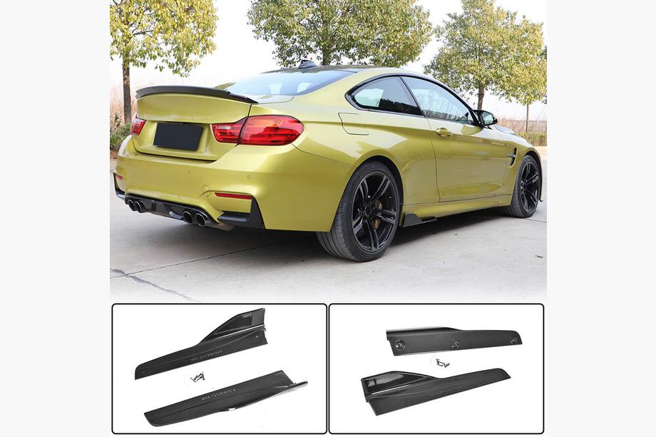 BMW serija 4 F32/F33/F36 2012–2020 V4 nastavki pragov (za F82/F83, karbon) Image