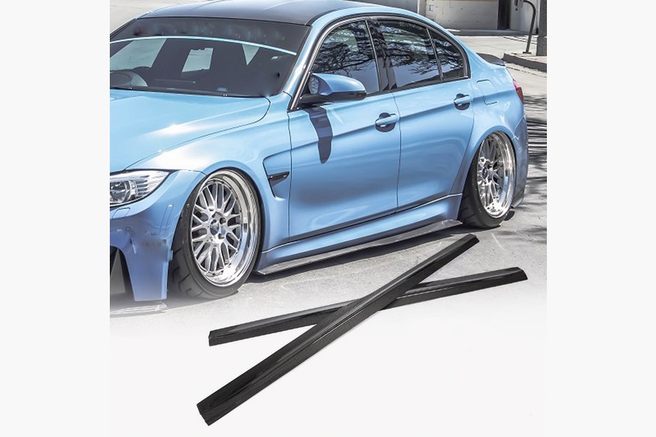 BMW serija 3 F30/F31 2012–2019 Obloge pragov V2 (za M3 prage, karbon) Fotografija 1