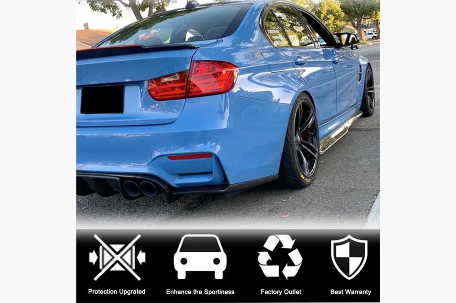 BMW serija 3 F30/F31 2012–2019 Obloge pragov V2 (za M3 prage, karbon) Fotografija 2