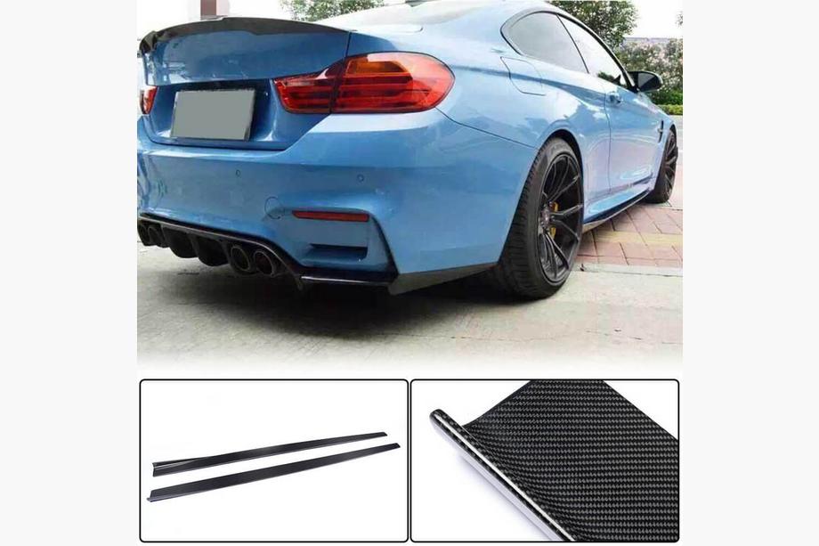 BMW serija 4 F32/F33/F36 2012–2020 Podaljški pragov V1 (za F82/F83, karbon) Fotografija 1