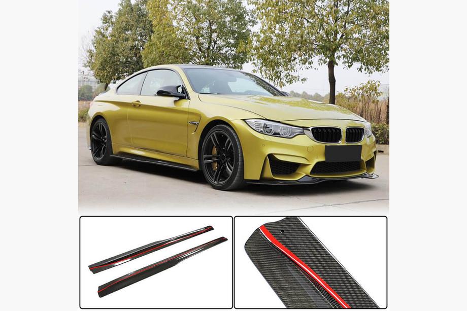 BMW serija 4 F32/F33/F36 2012–2020 V3 razširitve pragov (za F82/F83, karbon) Image