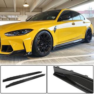 Nastavki pragov V4 (za G80, karbon) BMW serija 3 G20/G21 2018– fotografija 1