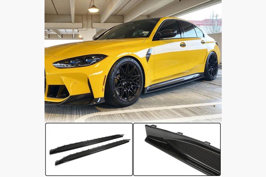 BMW serija 3 G20/G21 2018– Nastavki pragov V4 (za G80, karbon) Image