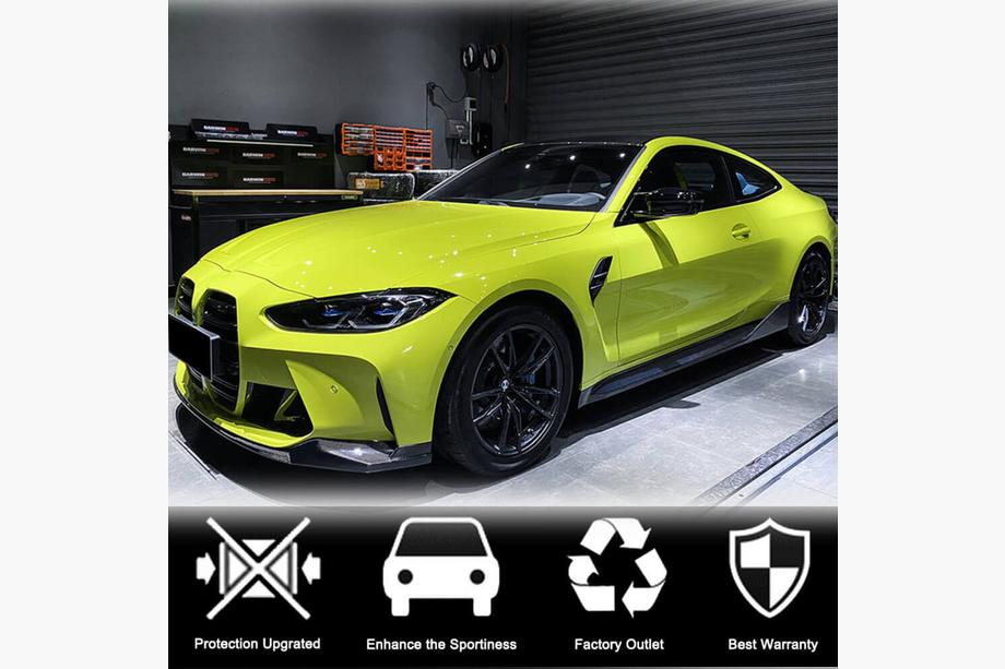 BMW serija 4 G22/23/26 2020– Obloge pragov Suhi karbon V2 (za G82/G83) Fotografija 3