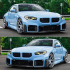 BMW serija 2 G42 2021– ABS obloge pragov V4 (za G87) fotografija 2