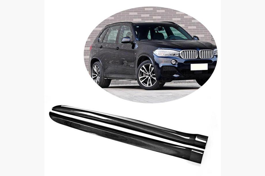BMW X5 F15 2013–2018 Obloge pragov (za M-Sport, karbon) Image