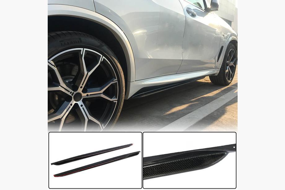 BMW X5 G05 2019–2026 Obloge pragov Carbon V1 (Pravi karbon) Image