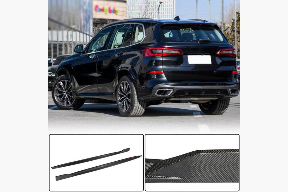 BMW X5 G05 2019–2026 Karbon pragovne obloge V2 (pravi karbon) Fotografija 1