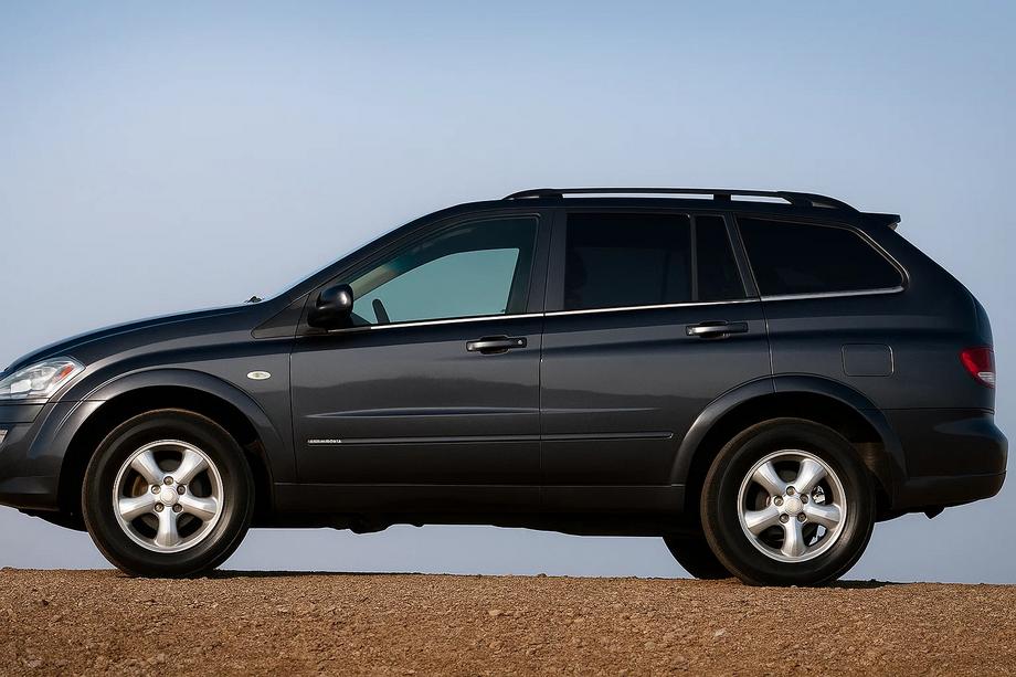 SsangYong Kyron 2005–2014 Zunanje okenske obrobe (6 kos, nerjavno jeklo) Fotografija 1