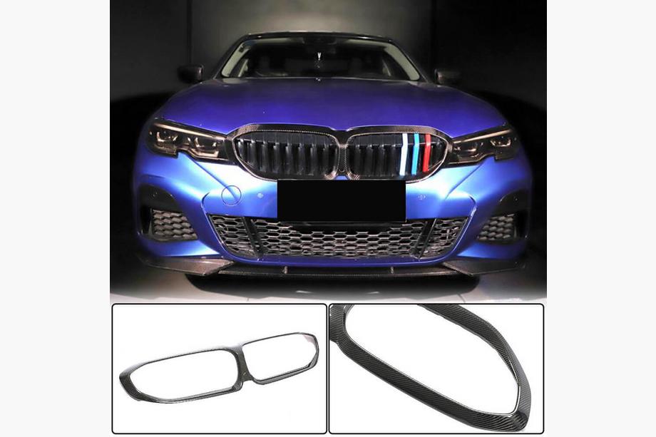 BMW serija 3 G20/G21 2018– Okvir maske (2018-2022, karbon) Image