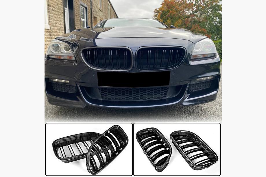 BMW serija 6 F12/F13/F06 2011–2018 M-Look ledvične rešetke (karbon) Image