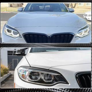 Trepalnice za žaromete (karbon) BMW serija 2 F22/F23 2014–2021 fotografija 4