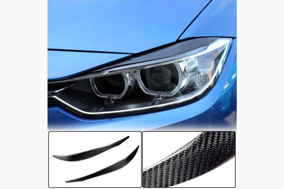 BMW serija 3 F30/F31 2012–2019 Obrvi za žaromete V2 (za F30, karbon) Image