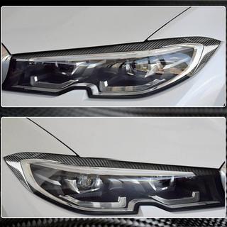 Veke za žaromete (2018-2022, Karbon) BMW serija 3 G20/G21 2018– fotografija 4