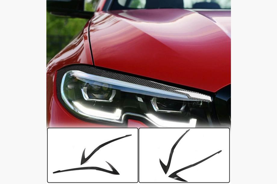 BMW serija 3 G20/G21 2018– Veke za žaromete (2018-2022, Karbon) Image