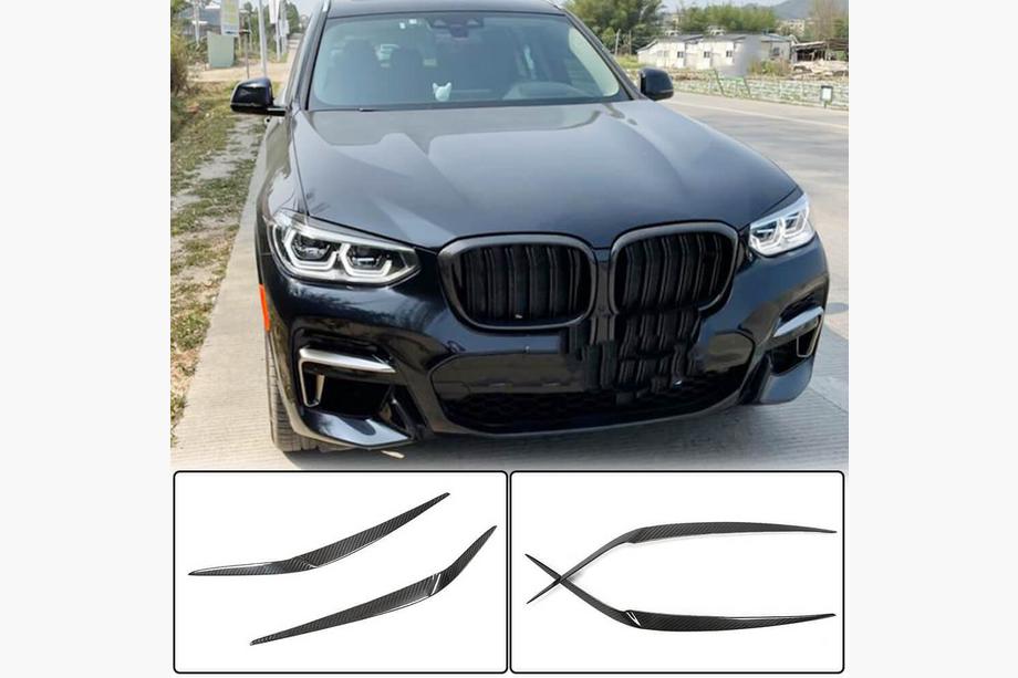 BMW X3 G01 2018– Veke za žaromete (2018-2021, Karbon) Image