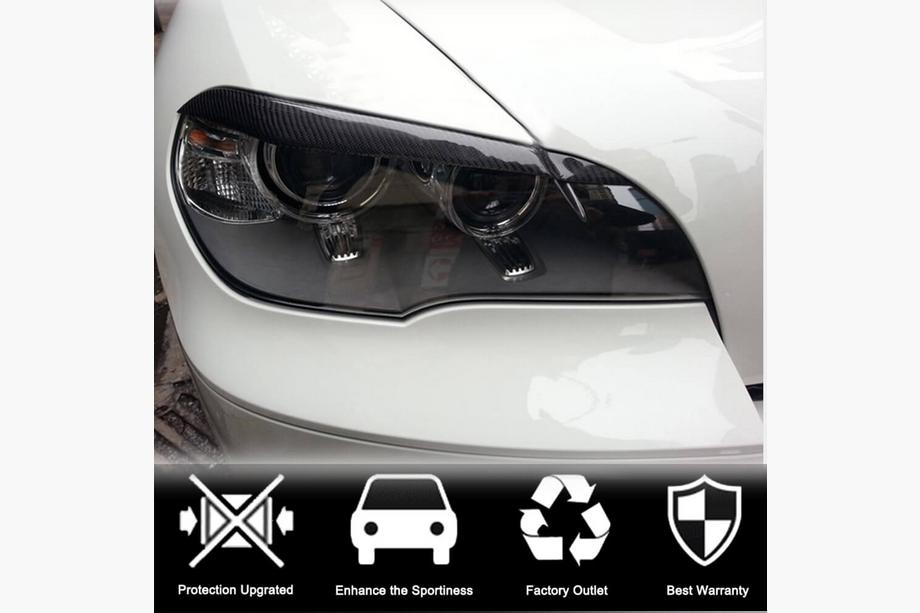 BMW X5 E70 2007–2013 Trepalnice za žaromete (karbon) Fotografija 2