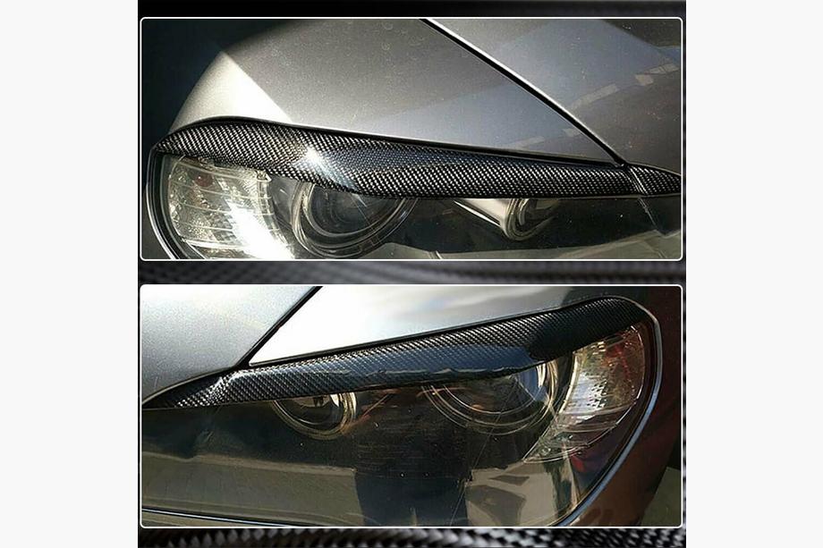 BMW X5 E70 2007–2013 Trepalnice za žaromete (karbon) Fotografija 4