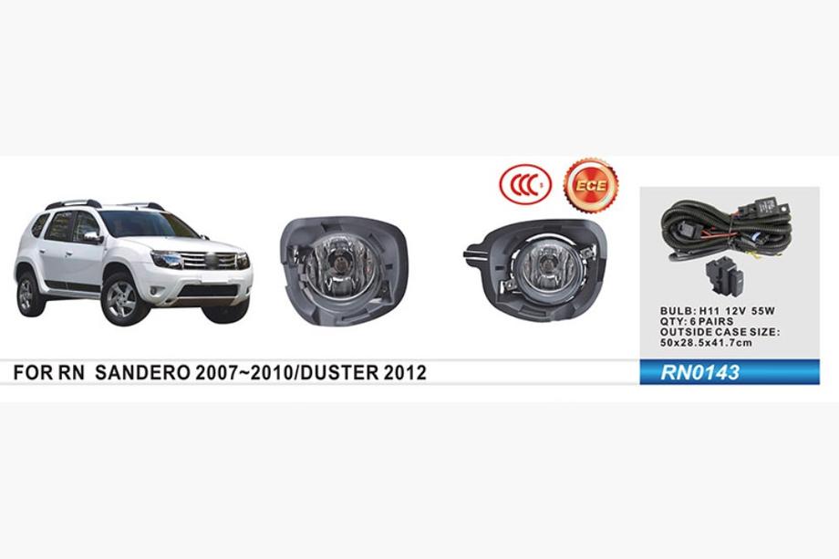 Renault Duster 2008–2017 Meglenke 2012-2015 (2 kosa, halogenske) Image