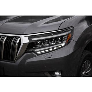 Sprednji žarometi Lexus-design 4-LED V2 (2017+, 2 kosa) Toyota Land Cruiser Prado 150 2009–2023 fotografija 1