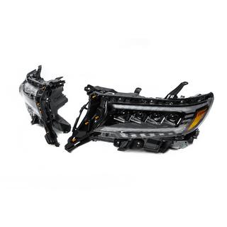 Sprednji žarometi Lexus-design 4-LED V2 (2017+, 2 kosa) Toyota Land Cruiser Prado 150 2009–2023 fotografija 4