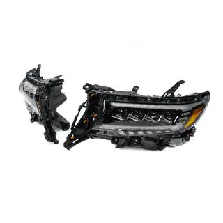 Sprednji žarometi Lexus-design 4-LED V2 (2017+, 2 kosa) Toyota Land Cruiser Prado 150 2009–2023 fotografija 4