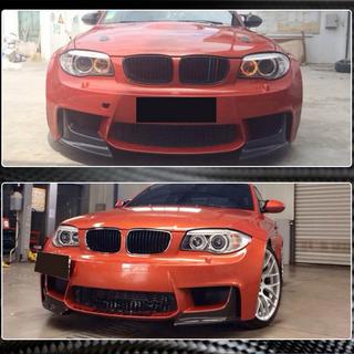 Sprednji odbijač flaps (za 1M E82, karbon) BMW serija 1 E81/E82/E87/E88 2004–2011 fotografija 3