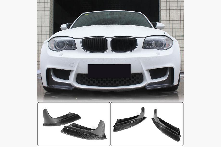 BMW serija 1 E81/E82/E87/E88 2004–2011 Sprednji odbijač flaps (za 1M E82, karbon) Image