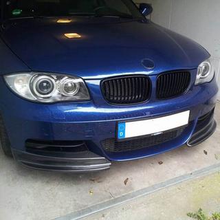 Flapi za sprednji odbijač Flap (za E82/E88 M-Sport, karbon) BMW serija 1 E81/E82/E87/E88 2004–2011 fotografija 2